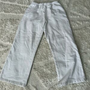 Brandy Melville short White Wide-Leg Pants